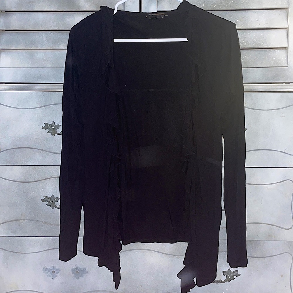 Black Lightweight Cardigan